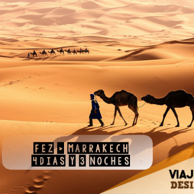 viaje 4 días al desierto Marruecos .