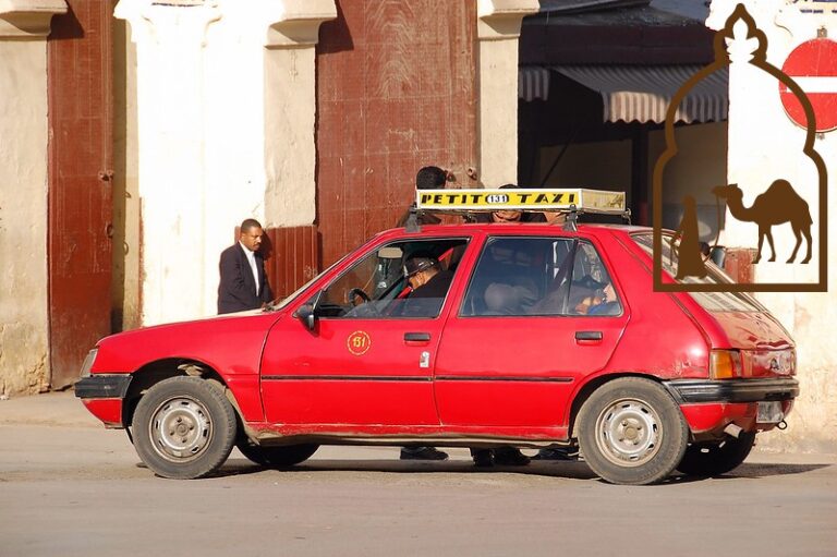 El taxi en Marruecos