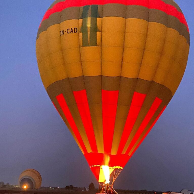 Globo aerostático en Marrakech- Marruecos