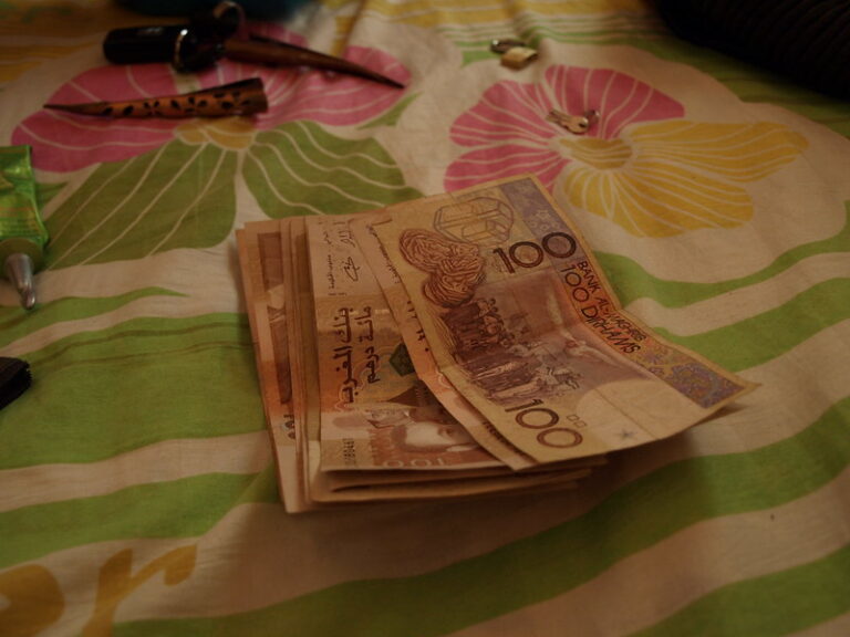 Cambiar dinero en Marrakech