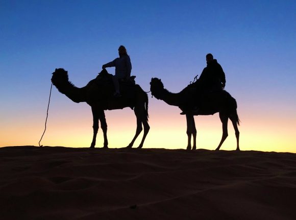 Noche en el desierto Marruecos